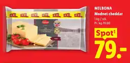 Lidl Milbona Modnet cheddar tilbud