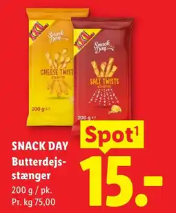 Lidl Snack Day Butterdejs- stænger tilbud