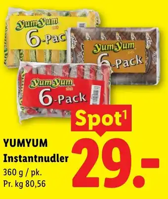 Lidl YumYum Instantnudler tilbud