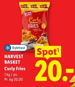 Lidl Harvest Basket Curly Fries tilbud