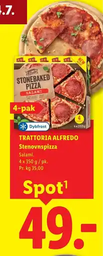 Lidl Trattoria alfredo Stenovnspizza tilbud