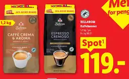 Lidl Bellarom Kaffebønner tilbud