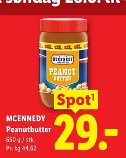 Lidl Mcennedy Peanutbutter tilbud