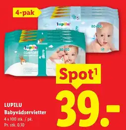 Lidl Lupilu Babyvådservietter tilbud
