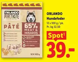 Lidl Orlando Hundefoder tilbud