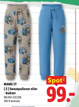 Lidl Name it [2] Sweatpullover eller -bukser tilbud