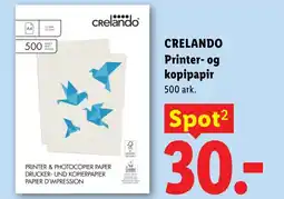 Lidl Crelando Printer- og kopipapir tilbud