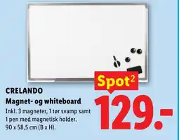 Lidl Crelando Magnet- og whiteboard tilbud