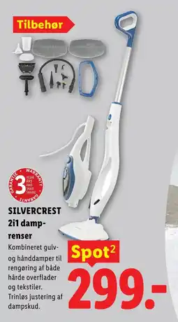 Lidl Silvercrest 2i1 damp- renser tilbud