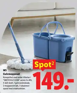 Lidl W5 Gulvmoppesæt tilbud