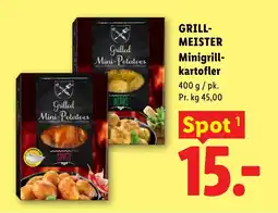 Lidl Grill- meister Minigrill- kartofler tilbud