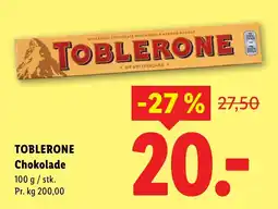 Lidl Toblerone Chokolade tilbud