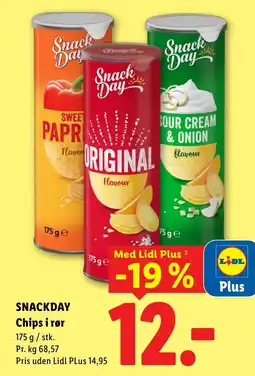 Lidl Snack Day Chips i rør tilbud