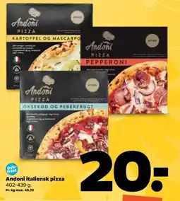 Netto Andoni italiensk pizza tilbud