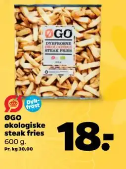 Netto ØGO økologiske steak fries tilbud