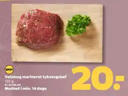 Netto Velsmag marineret tykstegsbøf tilbud
