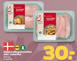 Netto Dansk kyllingebrystfilet eller -inderfilet tilbud