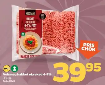 Netto Velsmag hakket oksekød 4-7% tilbud