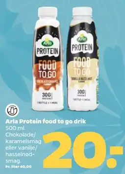 Netto Arla Protein food to go drik tilbud