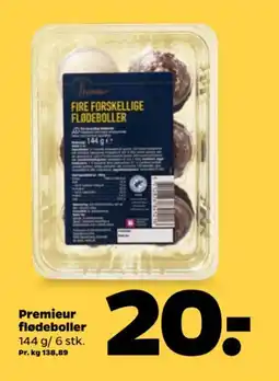 Netto Premieur flødeboller tilbud