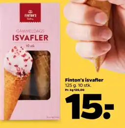 Netto Finton's isvafler tilbud