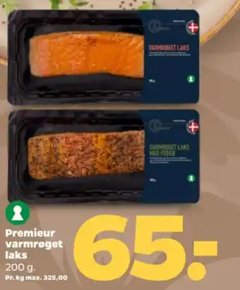 Netto Premieur varmrøget laks tilbud