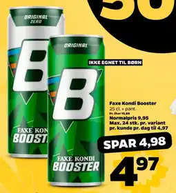 Netto Faxe Kondi Booster tilbud