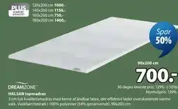 JYSK HALSAN topmadras tilbud