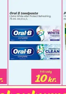Hi five Oral B tandpasta tilbud