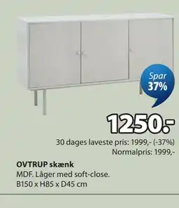 JYSK OVTRUP skænk tilbud