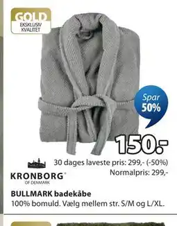 JYSK BULLMARK badekåbe tilbud