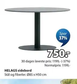 JYSK HELAGS sidebord tilbud