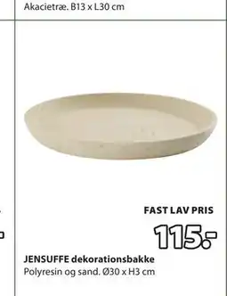 JYSK JENSUFFE dekorationsbakke tilbud