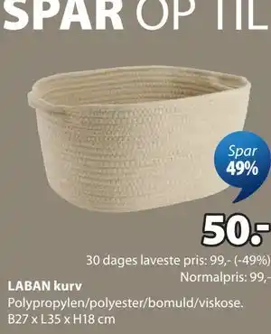 JYSK LABAN kurv tilbud