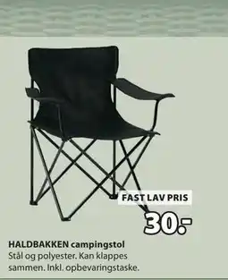 JYSK HALDBAKKEN campingstol tilbud