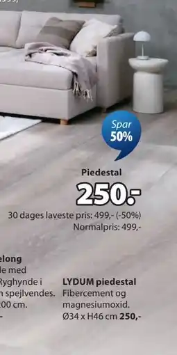 JYSK LYDUM piedestal tilbud