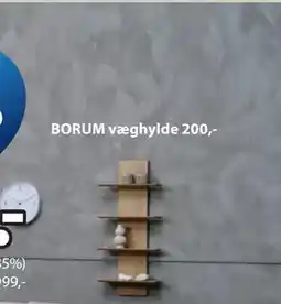 JYSK BORUM væghylde tilbud