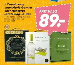 Bilka Il Capolavoro, Jean Marie Garnier eller Montgras Estate Bag-in-Box tilbud