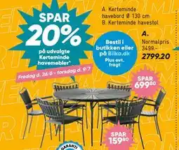Bilka Kerteminde havebord Ø 130 cm tilbud