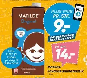 Bilka Matilde kakaoskummetmælk tilbud