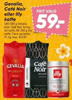 Bilka Gevalia, Café Noir eller Illy kaffe tilbud