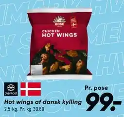 Bilka Hot wings af dansk kylling tilbud