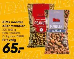 Bilka KiMs nødder eller mandler tilbud