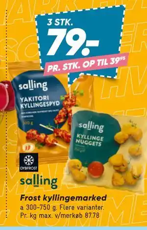 Bilka Frost kyllingemarked tilbud