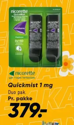 Bilka Quickmist 1 mg tilbud