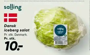 Bilka Dansk iceberg salat tilbud