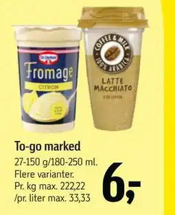 Føtex To-go marked tilbud