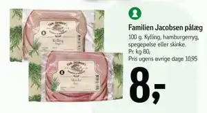 Føtex Familien Jacobsen pålæg tilbud