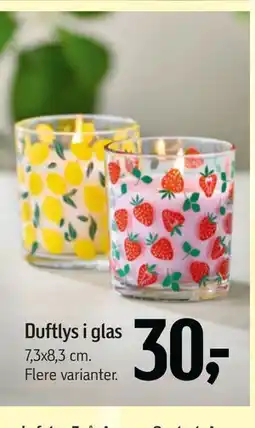 Føtex Duftlys i glas tilbud