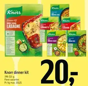 Føtex Knorr dinner kit tilbud